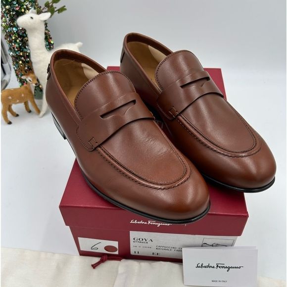 Salvatore Ferragamo Other - Men’s Salvatore, Ferragamo, Goya soft leather loafers size 11 EE made in Italy